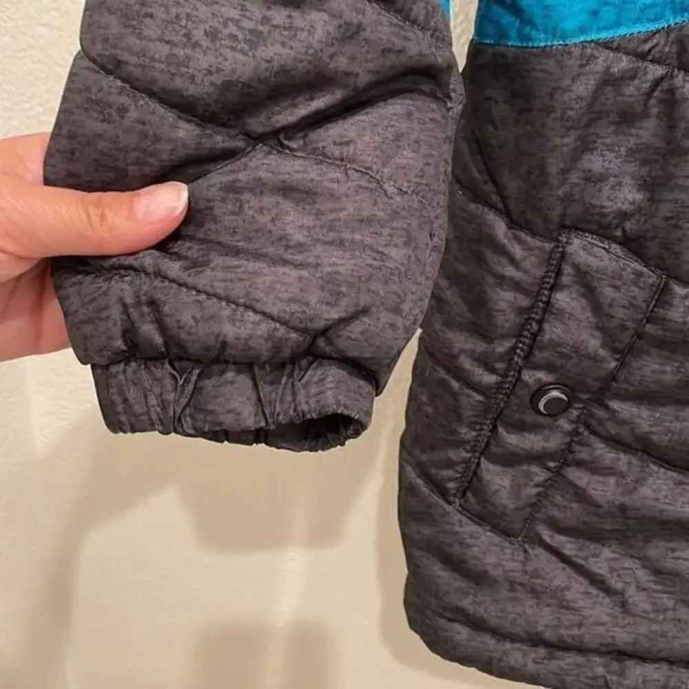 Boys Swiss Alps Puffer Winter Coat Jacket Blue And Grey Size 5 / 6​​​​​​​